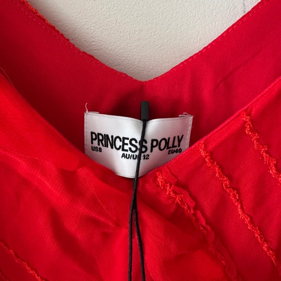 NEW!! Princess Polly Lars Red Maxi Dress - STUNNING! - Picture 6 of 11
